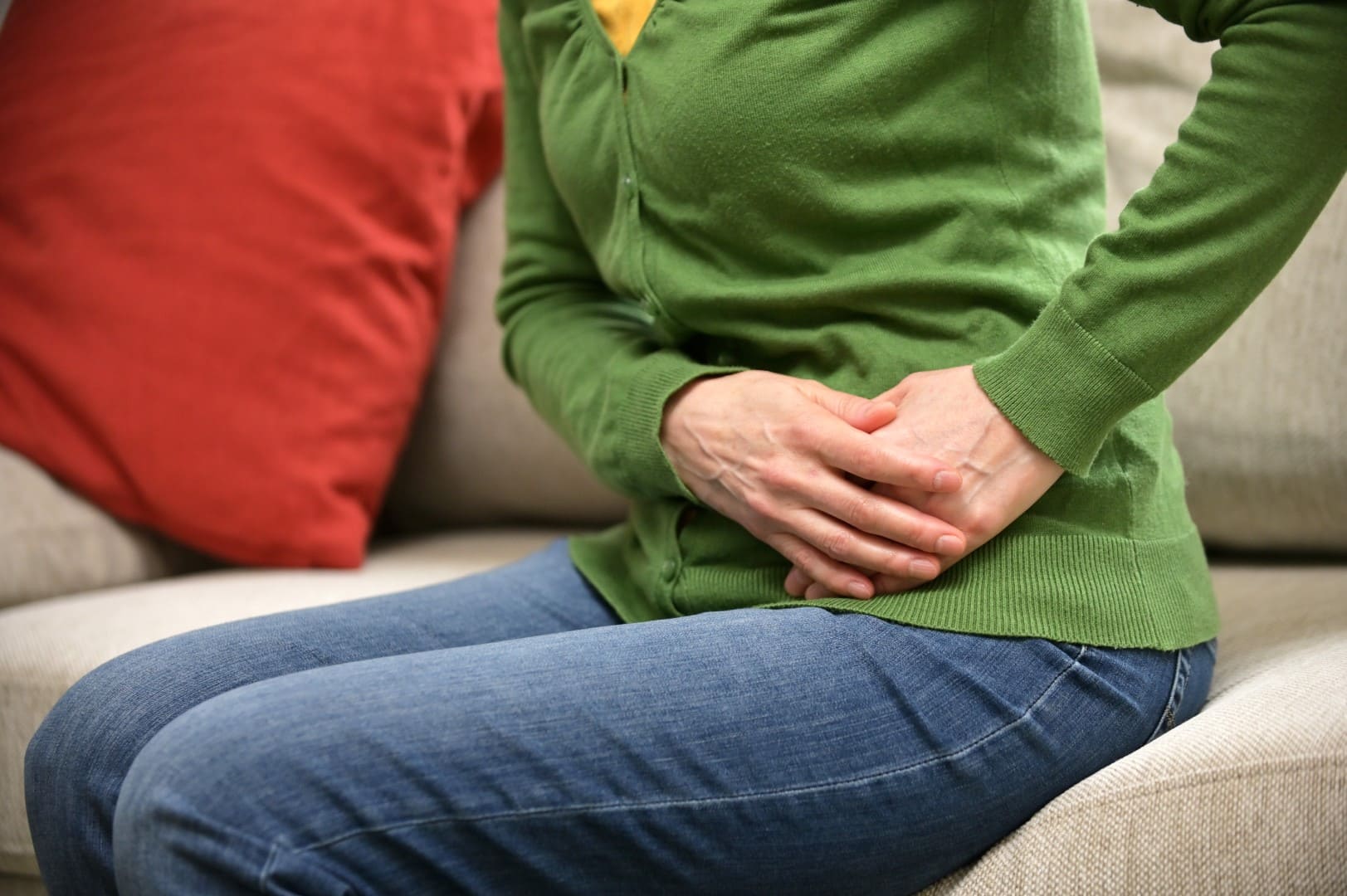 Woman with pcos symptoms
