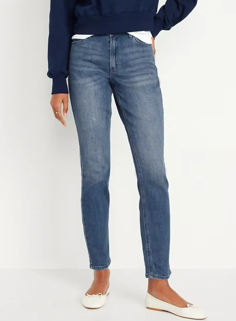 High-waisted jeans from Old Navy