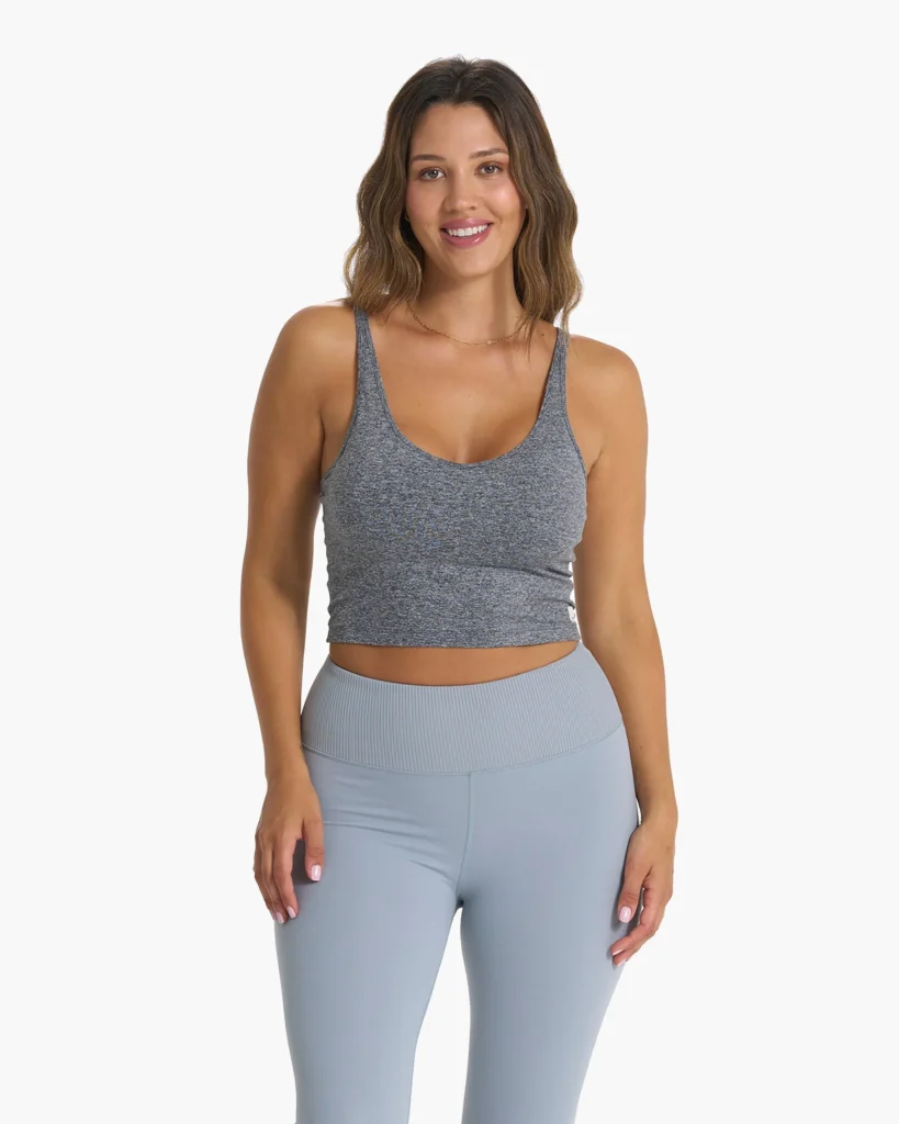 Woman wearing the Vuori Halo Performance Top